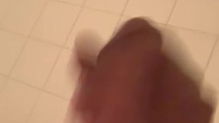 Solo Male Cum In Shower