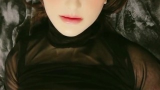 female mask disguise crossdresser transformation mtf 37