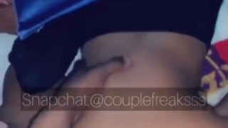 Ebony Teen Creaming on BBC