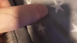 Male dick being tugged solo man