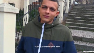  CZECH HUNTER 512 - Amateur Bareback POV In Tight Twink Shaved Ass