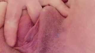Myra fingers her pussy while she pisses. 4K