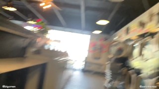 Zario Travez Cums By The Laundromat On His Bday For Back Room Fun