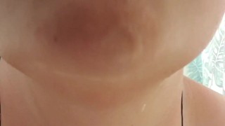 BBW Showers and Plays with Herself