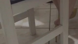 tici_feet tici feet @tici_feet IG dangling yellow high heels - preview