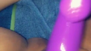 Teasing my tight pussy until I squirt
