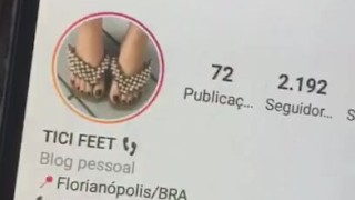 @tici_feet IG tici_feet tici feet showing my (old) instagram