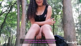 traviesa recuerda experiencia lésbica - squirt público ( subt )