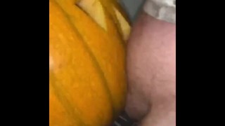 FAT BEAR BREEDING 2 PUMPKINS WITH MY UNCUT COCK COMPILATION