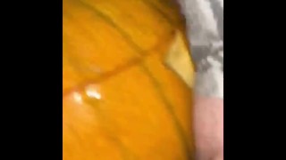 FAT BEAR BREEDING 2 PUMPKINS WITH MY UNCUT COCK COMPILATION