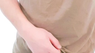 Desperation piss and cum