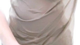 Desperation piss and cum