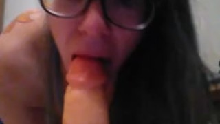 Playing with my dildo 