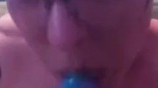 Nerdy Teen Gives Dragon Cock Blow Job