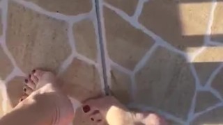 @tici_feet IG tici feet tici_feet just walking barefeet!