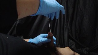Urethral Sounding J-Type Stainless Long Plug No Cob Type 尿道ブジー
