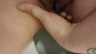 Goddess smoking, pisses all over then finger fucks herself 2 taste her cum