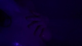 Very Dark Oiled Up Tit Play / Boob Worship