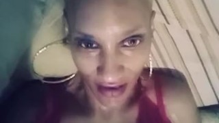 GAGGED BOTTLE MILF.... DIRTY DEEP THROAT