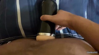 Fat college student fucking his fleshlight
