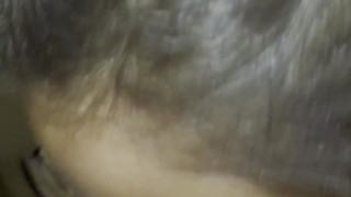 sucks and takes a surprise cum in mouth