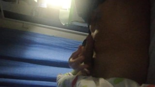 My first quarantine handjob, huge cumshot, Mi primera paja