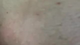 Tattooed fucked by huge dildo while playing with clit