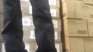 Playing with myself at work