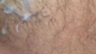 What else to do during isolation? Bear jerking off & playing with cum 