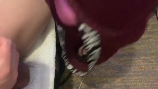 Got quarantined to cum on bra