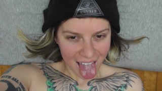 JERKING HIS LOAD ONTO MY FACE