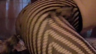 New Lingerie Butthole Tattoo Stretching DP