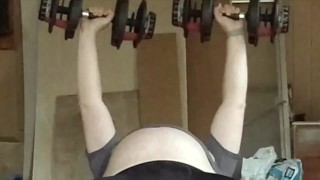 Fat Jock Gets New Home Gym