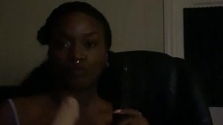 AMATEUR HOMEMADE EBONY DILDO PLAY - Hot Caribbean Koco Chanel