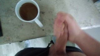 My flatmate ask me for coffee with milk 