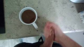My flatmate ask me for coffee with milk 