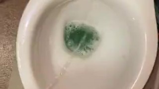 Having a piss long and loud