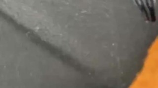 Walking down the road with a boner 