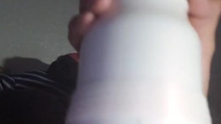 Lena Paul's Fleshlight "Ritual" is so tight! 