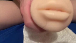 【Uncensored】masturbation with big dick using toy 4 cums 3/20