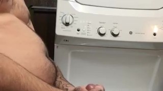 Chubby dadbod jacking off