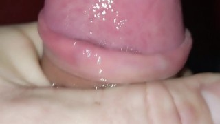 Jerking my cock slow motion