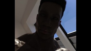 Cock and muscle growth animation