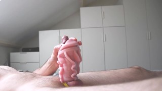Autre façon d'utiliser sa vaginette, orgasme ruiné, cock ring
