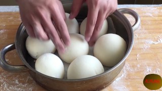 好吃的大白馒头