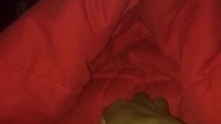 Playing with my cock 