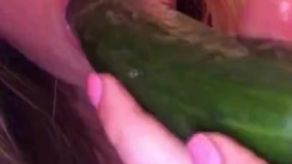 Gagging slobbering lil slut 