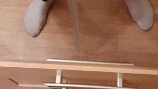 Mirror cumshot