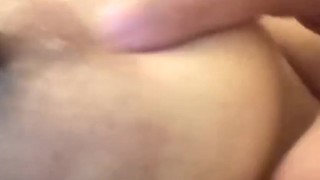 Feeling on my Cuban tetas mmm