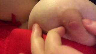 Squeezing and rubbing leaky nipples during Quarantine